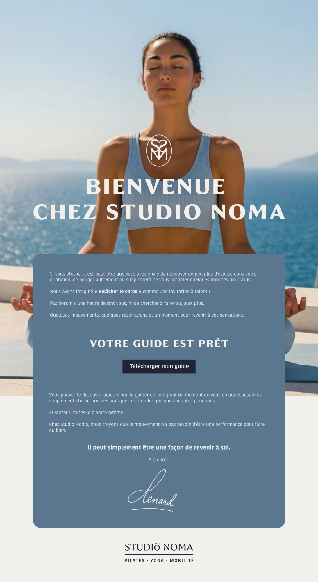 Visuel Email Bienvenue Lead Magnet